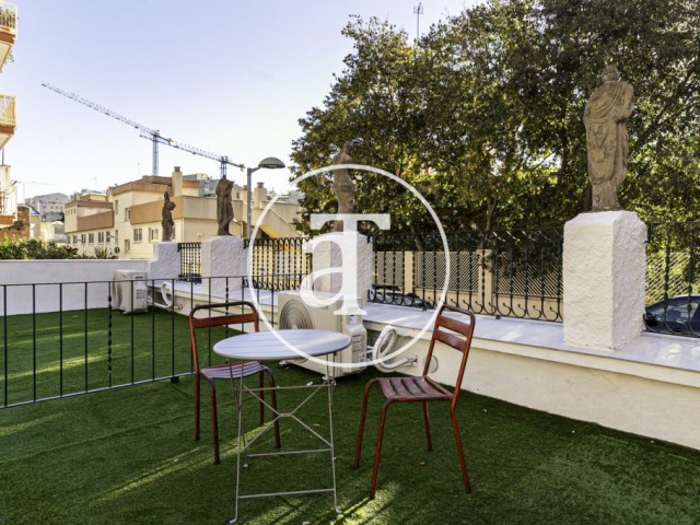 Monthly rental house with 1 bedroom and terrace a few steps from Parc Güell