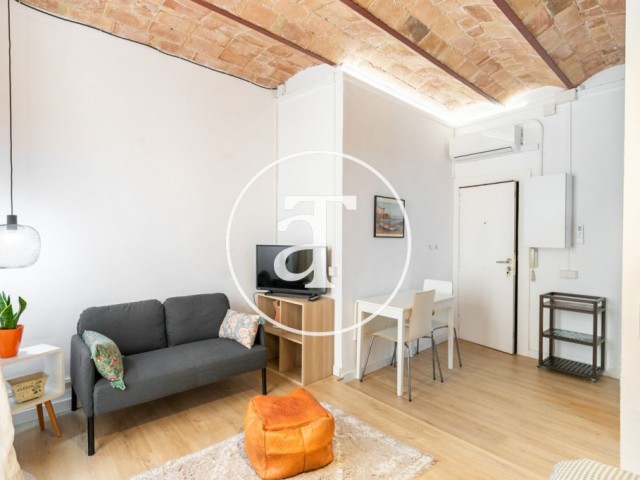 Furnished and equipped studio apartment steps away from Las Ramblas