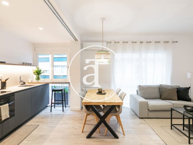 Monthly rental apartment with 2 bedrooms and terrace in Sarrià - Sant Gervasi