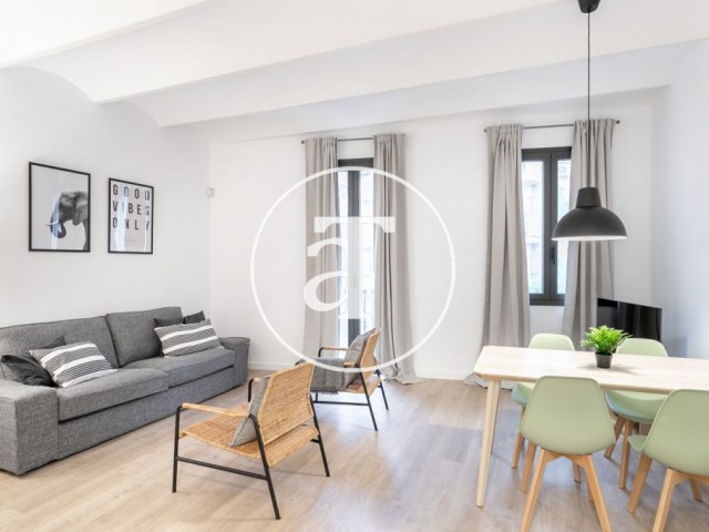 Monthly rental apartment with 2 bedrooms  well connected to Barcelona
