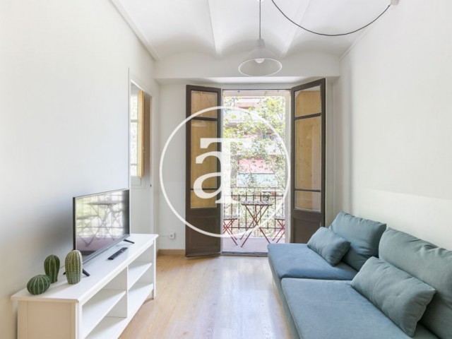 Apartamento de alquiler temporal de 2 habitaciones dobles en Barcelona