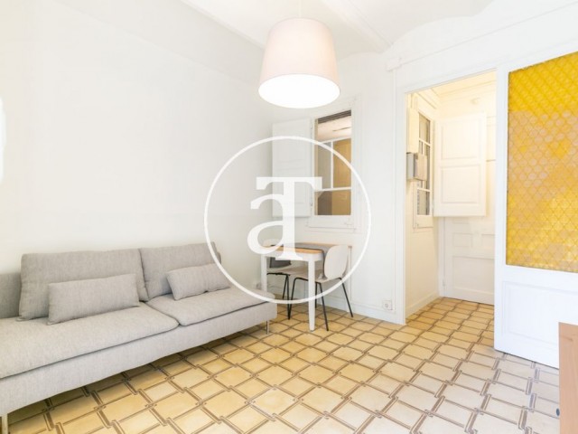 Monthly rental flat with 2 bedrooms in Poblenou