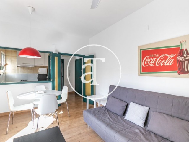 Monthly rental apartment with 1 bedroom in Villa de Gracia