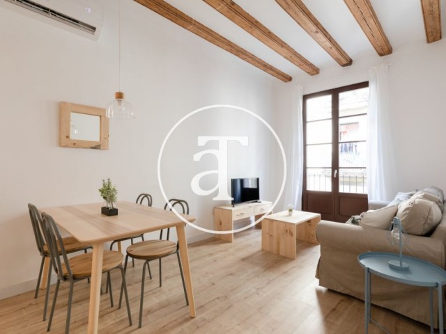 Monthly rental apartment with 3 bedrooms in Barcelona (Discount for a stay of more than 6 months)