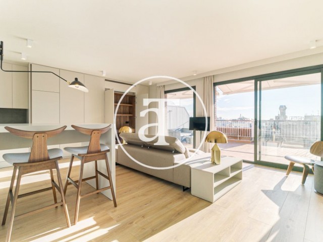 Monthly rental penthouse in Aribau street, Barcelona