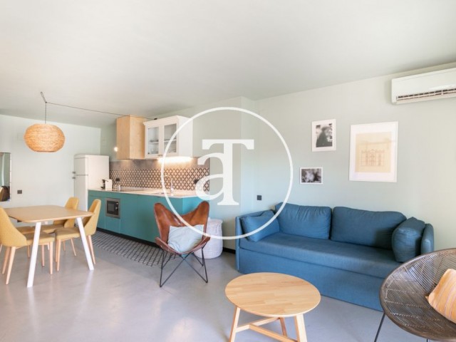 Monthly rental flat with terrace in Sant Andreu, Barcelona