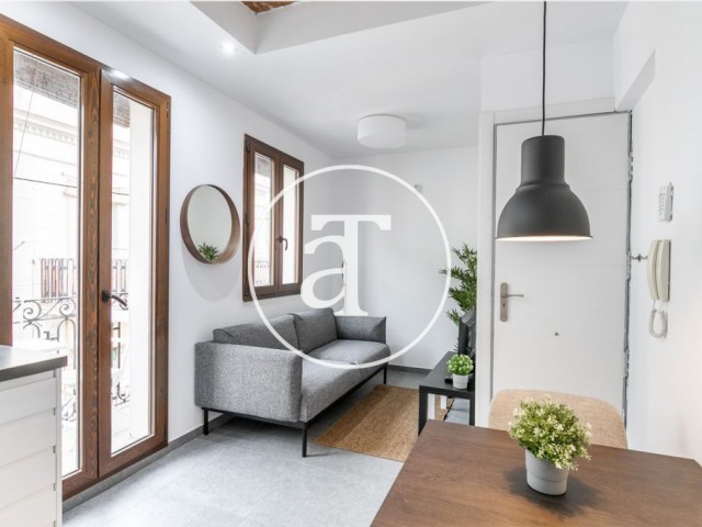 Appartement en location temporaire avec grande terrasse privée à Barceloneta