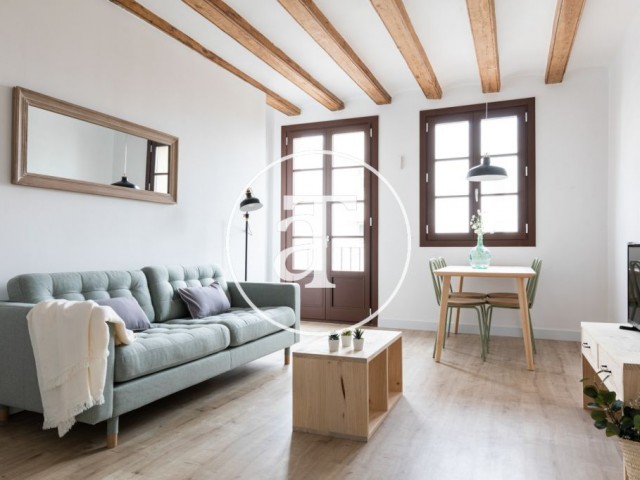 Alquiler temporal de apartamento de 2 habitaciones en Barcelona (Descuento por estancia de más de 6 meses)