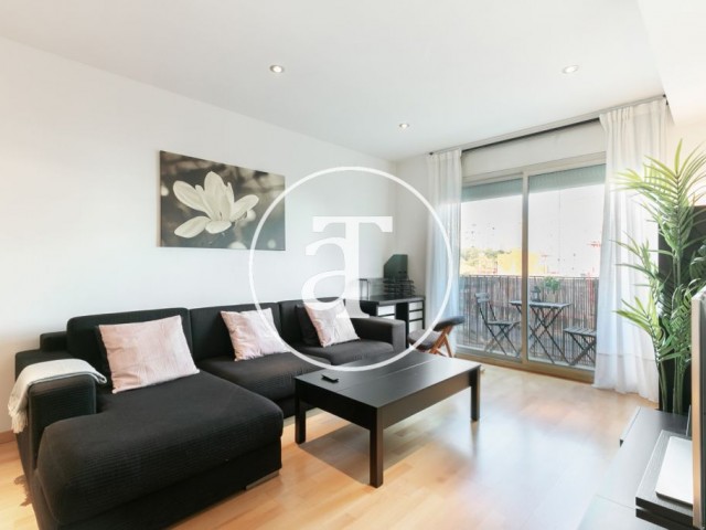 Monthly rental apartment with terrace in Sant Andreu