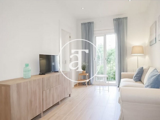 Monthly rental apartment with two double bedrooms in Gracia neighborhood