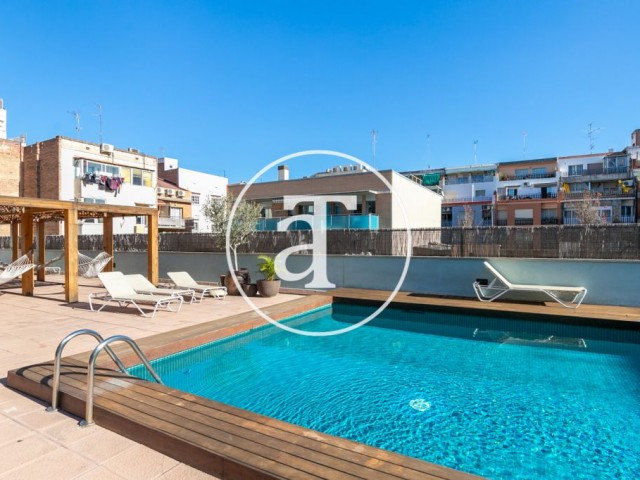 Monthly rental apartment with terrace in Sant Andreu, Barcelona