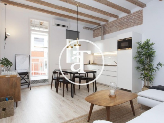 Monthly rental apartment in Llibertat street in Barcelona