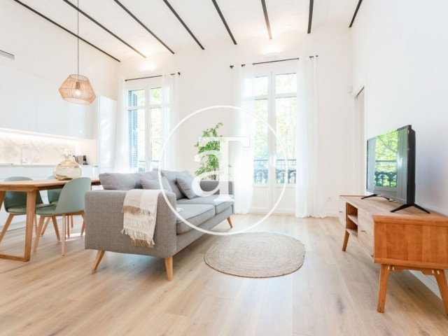 Monthly  rental apartment with 2 bedrooms in Eixample Dreta