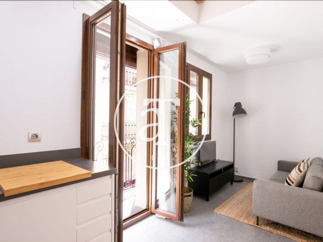 Monthly rental apartment with one bedroom in La Barceloneta