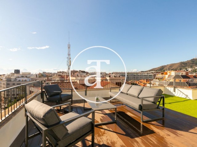 Monthly rental penthouse with 3 bedrooms and terrace in Sarriá - Sant Gervasi
