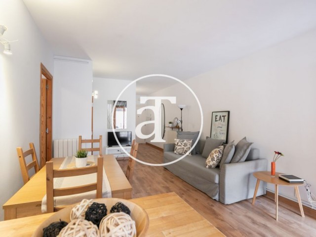 Monthly rental flat with 2 bedrooms in Poble-sec