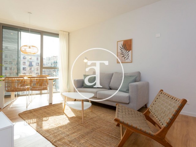 Monthly rental apartment with 2 bedrooms and shared pool close to Diagonal Av.