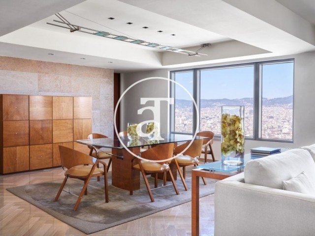 Monthly rental luxury penthouse with 1 bedroom in Hotel Arts Barcelona